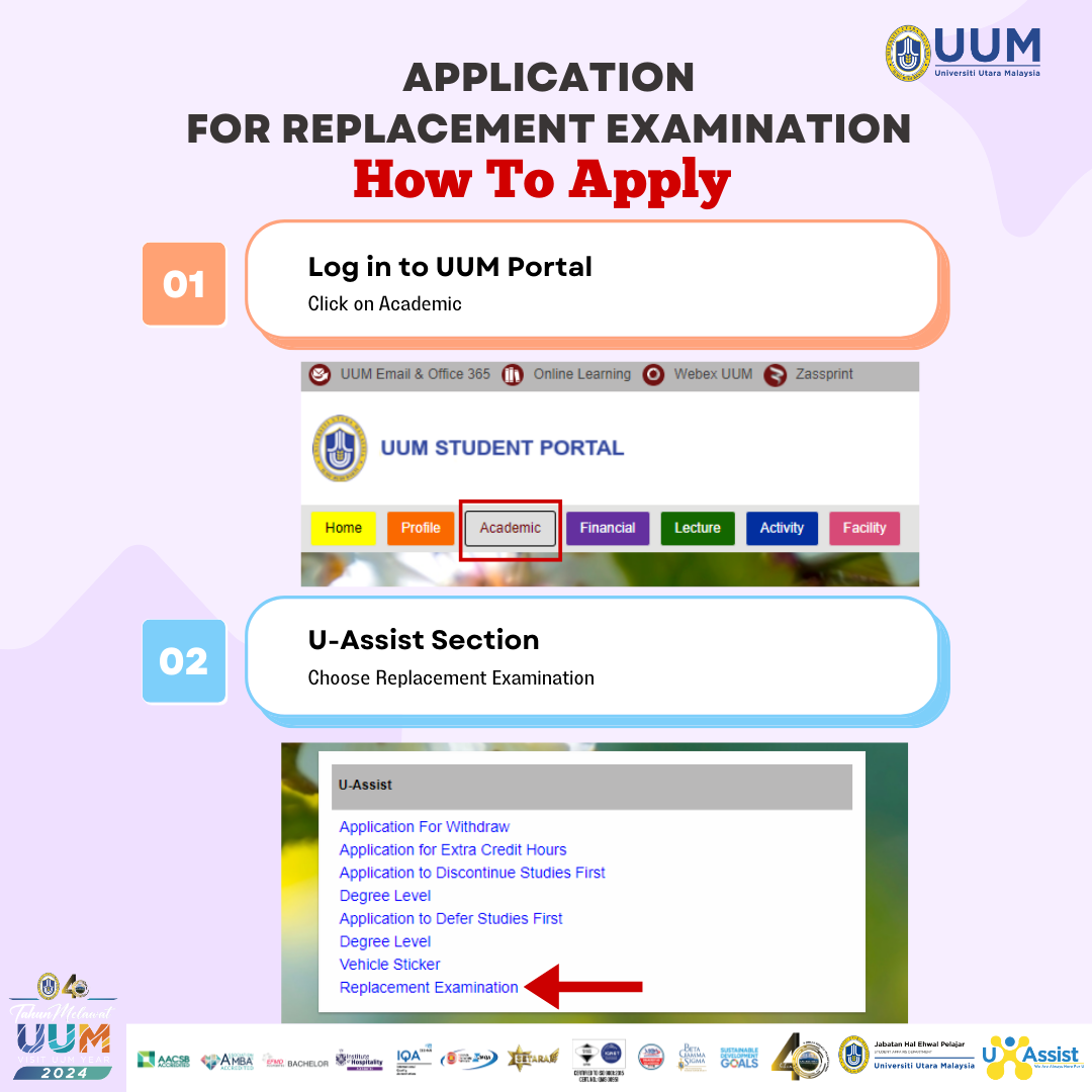 APPLICATION FOR REPLACEMENT EXAMINATION